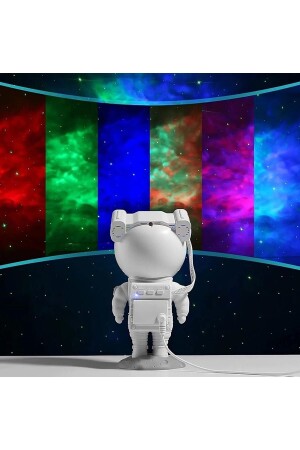 Büyük Boy Astronot Tasarım Galaxy Yıldız Plazma Gökyüzü Gece Lambası Zamanlama Fonksiyon Kumandalı P - 4