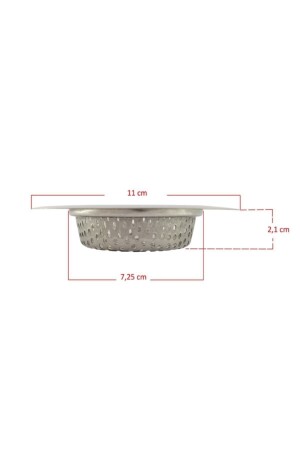 Büyük Boy Paslanmaz Lavabo - Evye Süzgeci 11 Cm - 5