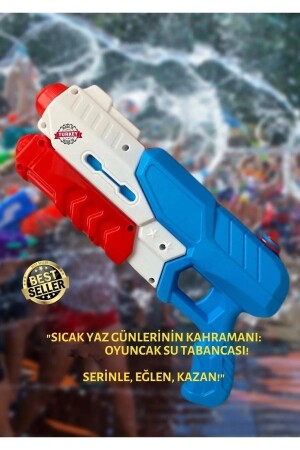 Büyük Boy Pompalı Su Tabancası 600 Ml. Depolu - 3