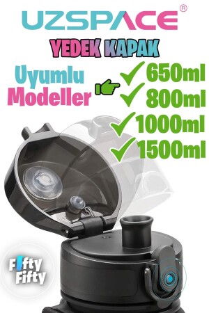 Büyük Yedek Kapak 650-800-1000ml -uyumlu Yedek Kapak -sadece Ile Uyumludur-tek Re - 1