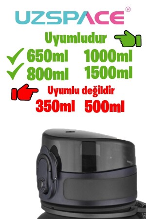 Büyük Yedek Kapak 650-800-1000ml -uyumlu Yedek Kapak -sadece Ile Uyumludur-tek Re - 4