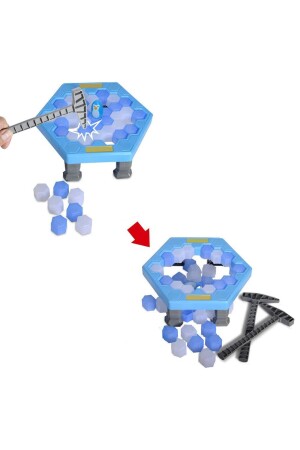 Buz Kırma Oyunu Buz Tuzağı Çocuk Aile Oyunu Buzkırma Kutulu Zeka Eğitici Gelişim Strateji Oyuncağı - 7
