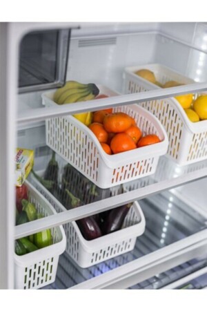 Buzdolabı Dolap Içi Düzenleyici Organizer Geniş 5 Adet - 1