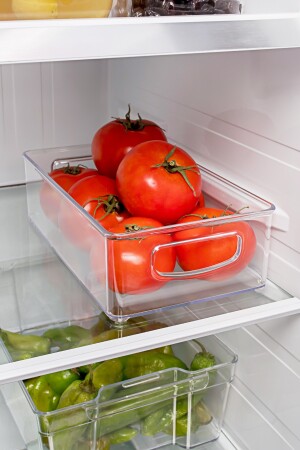Buzdolabı Içi Düzenleyici Organizer Kapak Içi Düzenleyici Buzdolabı Sepeti Saklama Kabı 4 Lü Buzdolabı İçi Düzenleyicisi - 3