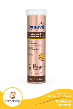 فيتامين C + فيتامين D3 + زنك حبوب الزنك - Dynavit