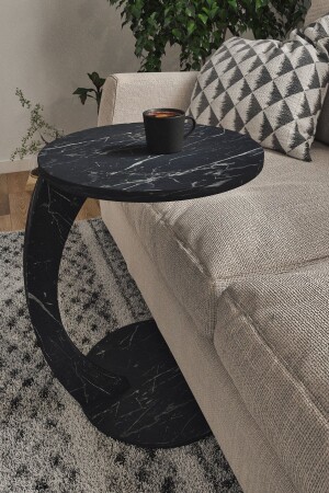 طاولة القهوة من عجلات من طراز C من طراز MNZ طاولة القهوة من طاولة الأريكة طاولة الجانب طاولة العشب طاولة القهوة طاولة الخدم - interGO