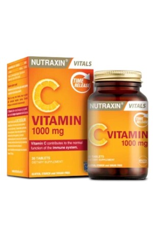 C Vitamin 1000 Mg - C Vitamini Deposu Zaman Salınımlı 30 Tablet - 1