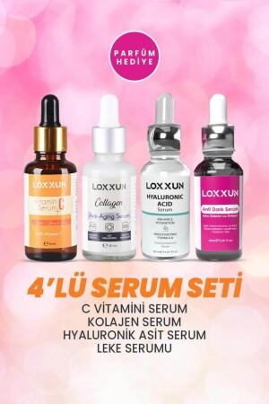 C Vitamin Serum - Kolajen Serum - Hyaluronik Asit Serum - Leke Serum - Loxxun