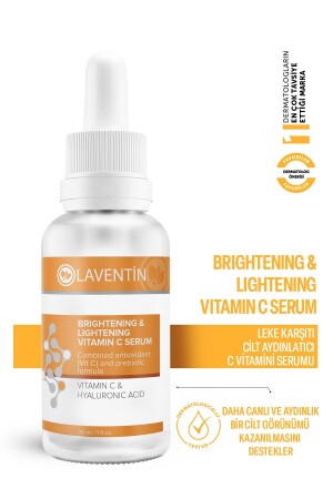 C Vitamini Aydınlatıcı Renk Tonu Eşitleyici Serum 30ml Vitamin C - Hyaluronic Acid 2% Vitamin C Serum - 3