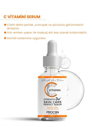 C Vitamini Aydınlatıcı Ve Ton Eşitleyici Bakım Serumu 20ml - 6