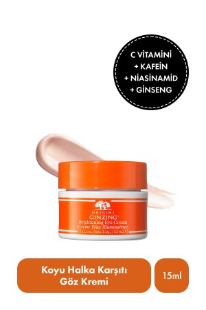 C Vitamini & Niasinamid Içeren Ginzing™ Canlandırıcı Göz Kremi 15 ml Orijinal - 3