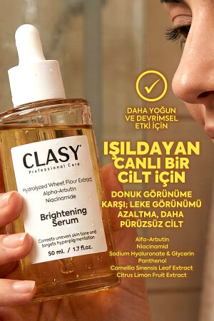 C Vitamini Serum, Aydınlatıcı Ve Cilt Tonu Eşitleyici, Arbutin Ve Niasinamid - Clasy Care