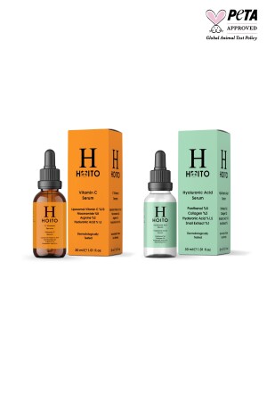 C Vitamini Serumu 30ml & Hyalüronik Asit Serum 30ml 2'li Set - 2