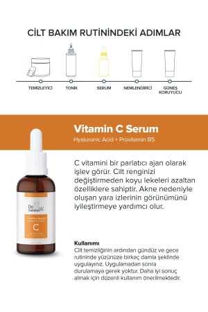 C Vitamini Ve Kolajen 2'li Bakım Serum Seti (ALEO VERA- PROVİTAMİN B5- HYALÜRONİK ASİT) (40 ML) - 6