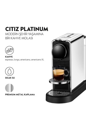 C140 Citiz Platinum Kahve Makinesi ,Paslanmaz Çelik C140-EU-ME-NE - 2