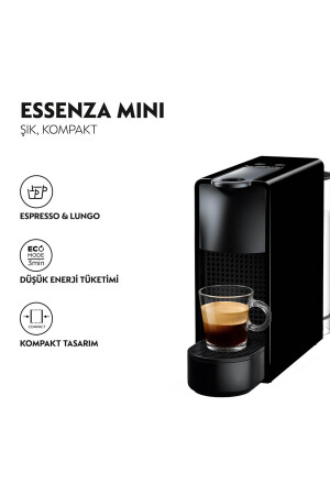 C30 Black Essenza Mini Kahve Makinesi 500.01.01.4263 - 2