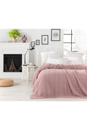 Ca18003 Strickdecke doppelt CA18003 Dusty Rose-M42 - 3