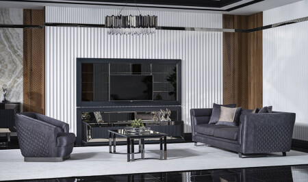 مجموعة غرفة المعيشة الفاخرة من طراز 