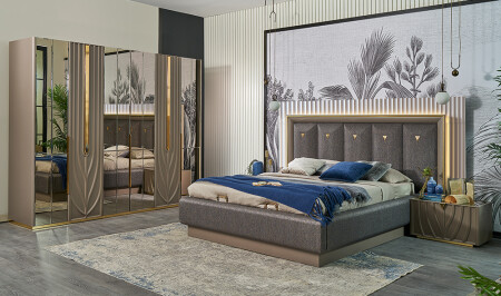 غرفة نوم من (منز هيلتون) مع صندوق تخزين - Cadde Yıldız