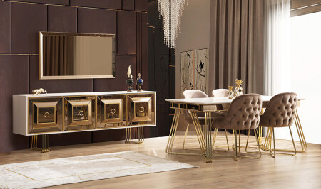 غرفة الطعام الفاخرة من قِبل (منز) الملكة (منيز) - Cadde Yıldız