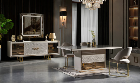 غرفة الطعام من (م.ن.ز-تيانا) - الذهب - Cadde Yıldız