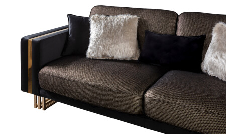 CaddeYıldız Gold Sofa - 3