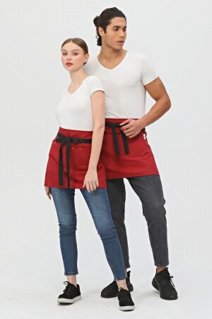 Cafe, Barista, Kuaför, Barmen, Çiçekçi, Mutfak Önlük, Leke Tutmaz, Yarım Kısa Önlük 3ceplikısa - Monki Haus