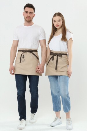 مقهى منازل، باريستا، صانع شعر، بارمان، زهرة، ملابس مطبخ، مقاومة للثمرة، الرجال، النساء، نصف ملابس مطبخ 7-00 - Monki Haus