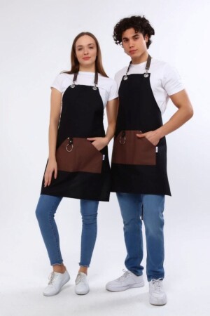 Cafe- Barista- Kuaför- Barmen- Çiçekçi- Mutfak- Önlükleri- Leke Tutmaz Kadın Erkek Unisex - 2