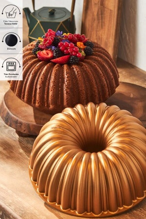 Cake Pro Sliced ​​Goldguss-Kuchenform - 1