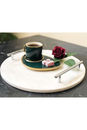 مادة من المرمور الطبيعي مع المقبضات الفضية CAL28SLIMGM - Modestmar