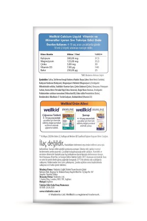 Calcium Liquid 150 ml VİS-VTB-025 - 5