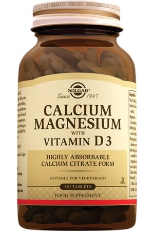 Calcium-Magnesium mit Vitamin D3 150 Tabletten (Calcium Magnesium Magnesium D3) - 1