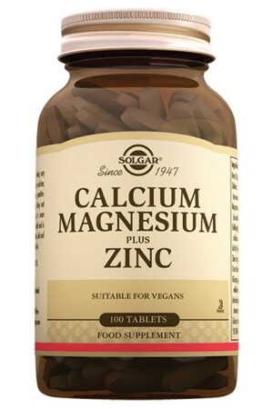 Calcium Magnesium Plus Zinc 100 Tablet(kalsiyum Magnesyum Magnezyum Plas Zink) hızlıgeldi110 - 4