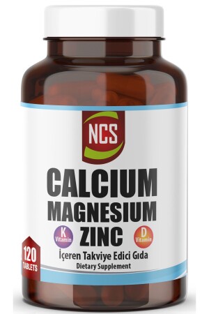 Calcium Magnesium Taurat Zink 120 Tabletten Vitamin D & K 503962207 - 1