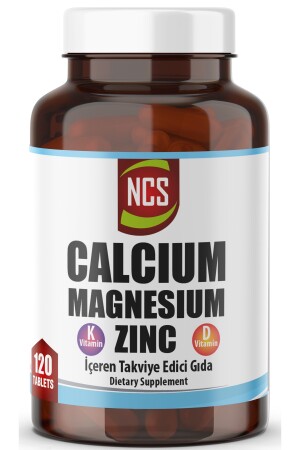 ® Calcium Magnesium Zink D&k (Calcium Magnesium Zink) 120 Tabletten ncscalcium120 - 1