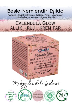 Calendula Glow Feuchtigkeitsspendend – Antioxidans – Strahlender Balsam – Leuchtender „natürlicher Inhaltsstoff“ 7 ml - 1