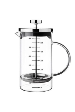 Cambu 600ml 3 Ü 1 Arada (ATEŞE DAYANIKLI) French Press Demlik- Ölçü Kabı - 6