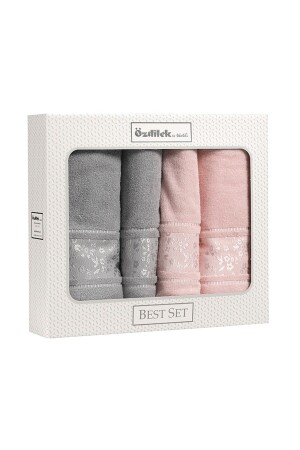 Camellia Best Set Badeset Grau Rosa Camellia Grau Rosa BestS - 4