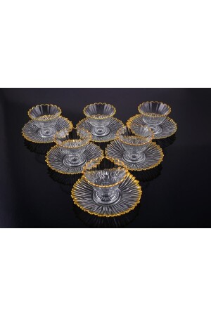 Camger Magnolia Gold vergoldetes Mitgift-Geschenk, 12-teiliges Snack-Set und Präsentation ALG01 - 3