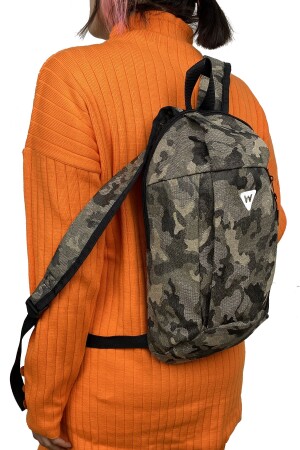 Camouflage-Rucksack – Camping, Radfahren, Wandern, Mini-Rucksack – wasserdichter Stoff woysminibackpack - 3