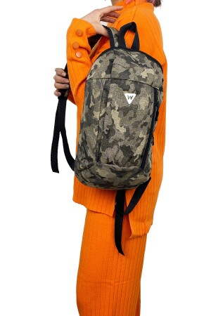 Camouflage-Rucksack – Camping, Radfahren, Wandern, Mini-Rucksack – wasserdichter Stoff woysminibackpack - 6
