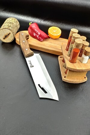 Camping Outdoor Messer Cleaver Edelstahl handgefertigt PRLZÇ4 - 4