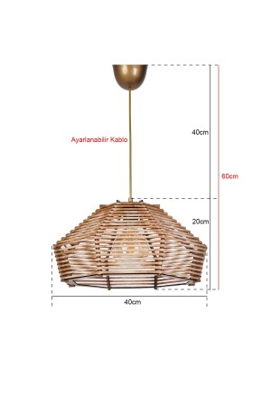 Canary Handmade Natural Avize SH198 - 5