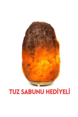 Çankırı Kaya Tuzu Tuz Lambası 2-3 Kg Tuz Sabunu Hediyeli - 1