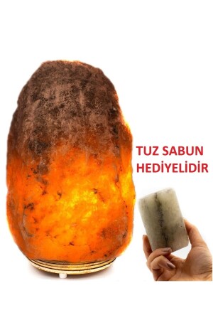 Çankırı Kaya Tuzu Tuz Lambası 3-4 Kg Tuz Sabun Hediyelidir - 2