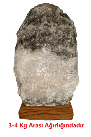 Çankırı Steinsalz 3/4 kg Salz Nachtlicht mit Ein/Aus-Schalter 3-4 Natur - 2