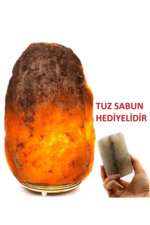Çankırı Steinsalz-Salzlampe 3/4 kg Salzseife ist ein Geschenk TZ-30 - 2