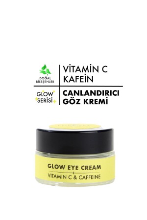 Glow Eye Cream- Vitamin C & Kafein I?çeren Canlandırıcı Göz Kremi Göz Cevresi Kremi - 2