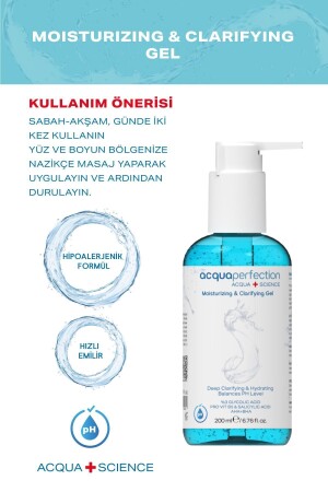 Canlandırıcı Nemlendirici Ve Gözenek Sıkılaştırıcı Glikolik Salisilik Asit Yüz Temizleme Jeli 200 ml - 7